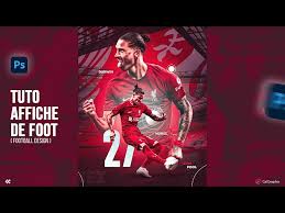 Tuto Affiche de foot / Football design : Darwin Nunez (Photoshop)