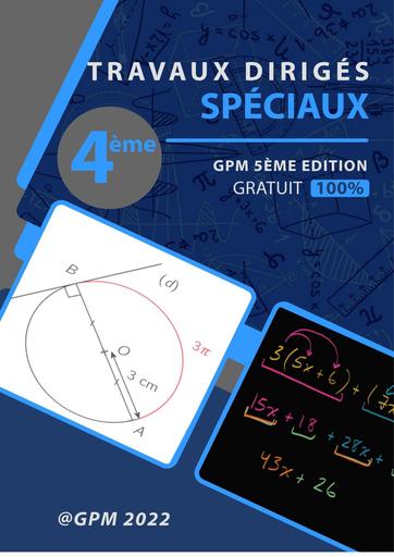 GPM E5 TRAVAUX DIRIGES SPECIAUX 4e by Tehua