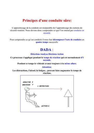 01 principes d'une conduite sure by Tehua