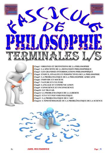 Cours Complet De La PHILOSOPHIE by Tehua