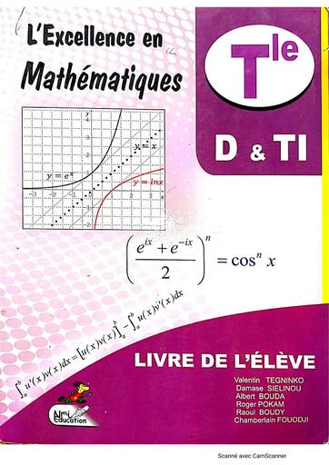 Livre Excellence Maths Tle D&TI by Tehua