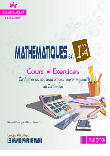 Gpm Maths 1èreA [3ème edition]