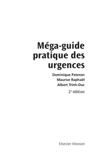 Cours Mega guide pratique urgence by TEHUA