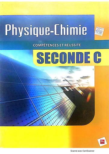 Livre de Physique Chimie 2ndC NEI CEDA