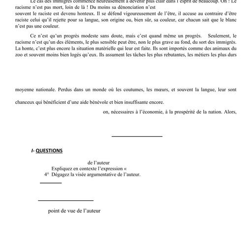 Composition generale Decembre 2024 UP 13 ADAMA SANOGO SUJET RESUME DE TEXTE ARG 2nde by Tehua