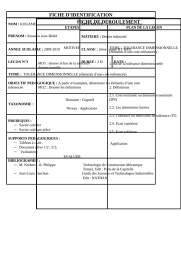 Tolérance dimensionnelle 1 by Tehua