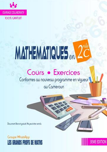 MATHS GPM 2ndC 3e edition 2020 2021 cameroon
