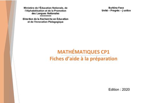 Mathematiques cp1 by Tehua