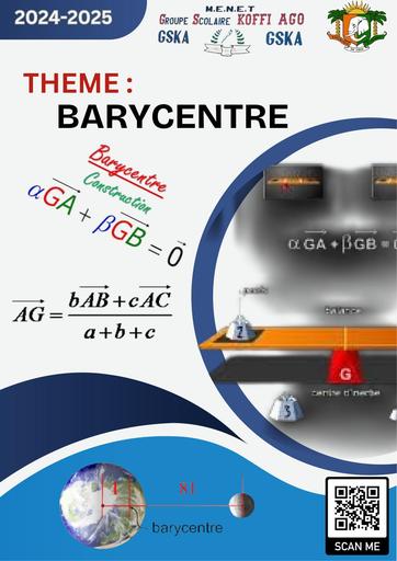 Exposé MATHS SUR BARYCENTRE 2025 by TEHUA