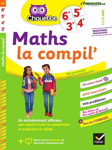 Maths La Compil 6e 5e 4e 3e by Gérard Bonnefond Daniel Daviaud by TEHUA