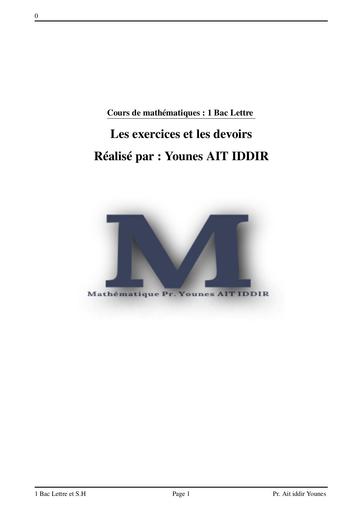 Cours de Maths 1bac lettre by Tehua