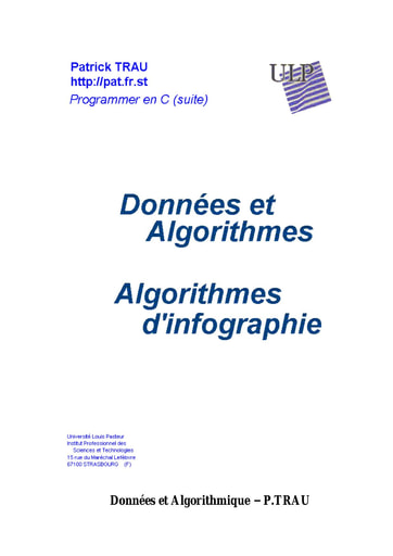 Donnees algorithmes