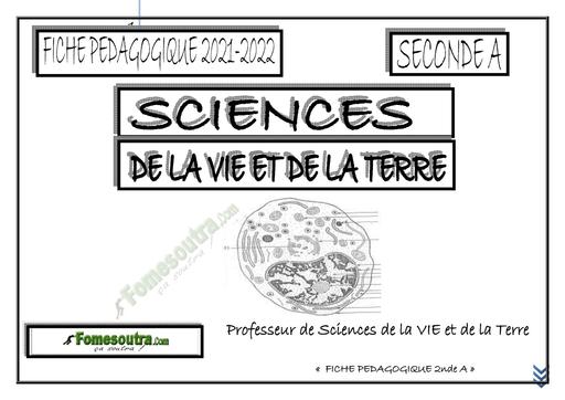 Fiche pedagogique SVT 2nde A APC 2021 2022 by Tehua