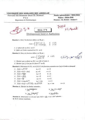 Sup Fiche analyse 3 TD 3 énoncé&correction by Tehua