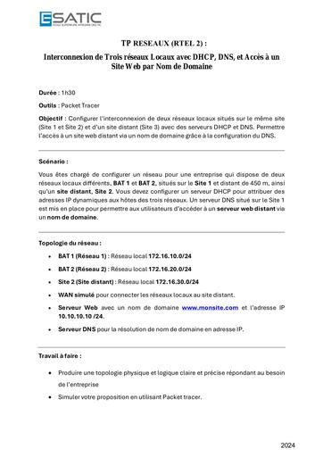 TP RESEAUX RTEL 2