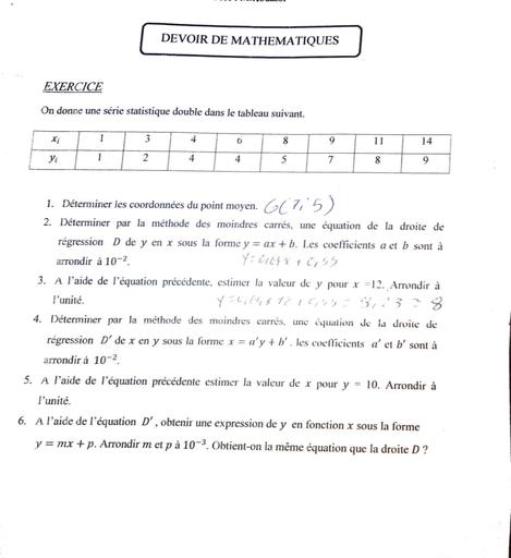 MATHÉMATIQUES SUJET TLE D by CGS by Tehua