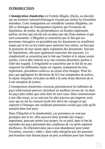 Exposé Sur l'Immigration by Tehua