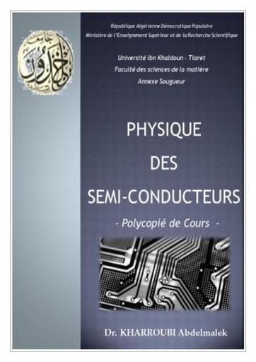 Sup M1 physique Semi Conducteurs by Tehua