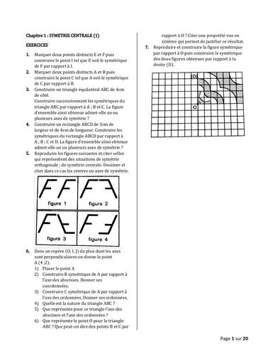 RECUEIL D'EXERCICES FASO MATHS 5è by Tehua