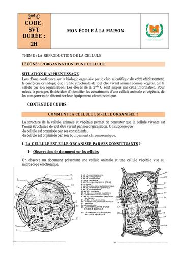 SVT 2nd C_L8_ lorganisation dune cellule by Tehua.pdf