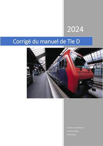 Corrigé manuel Maths Tle D 2024 vallesse by Tehua