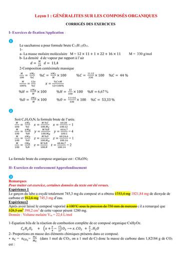 Corrigé CHIMIE SUPERNOVA 1ere CDE by Tehua