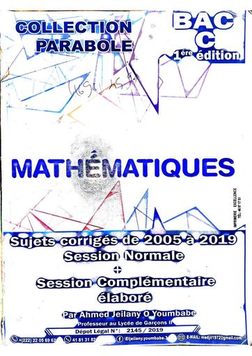 COLLECTION PARABOLE Bac math 2005 2019