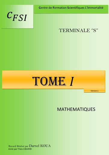 Fascicule Maths Tle S
