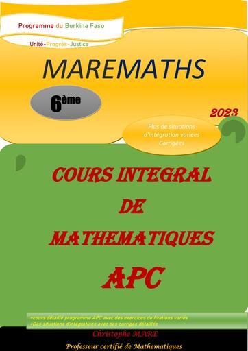 Cours de Maths 6ème by Tehua