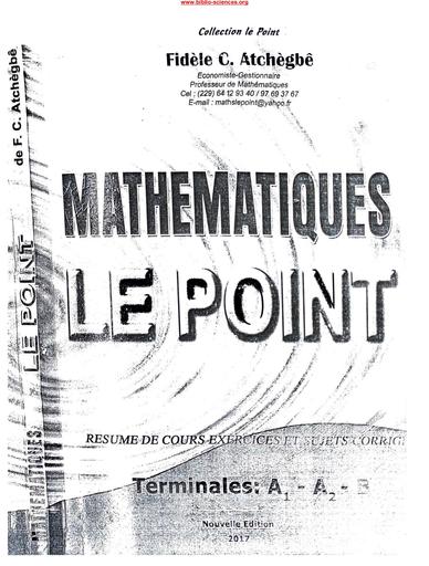 LE POINT MATHEMATIQUES Terminales A1, A2 et B by Tehua by Tehua