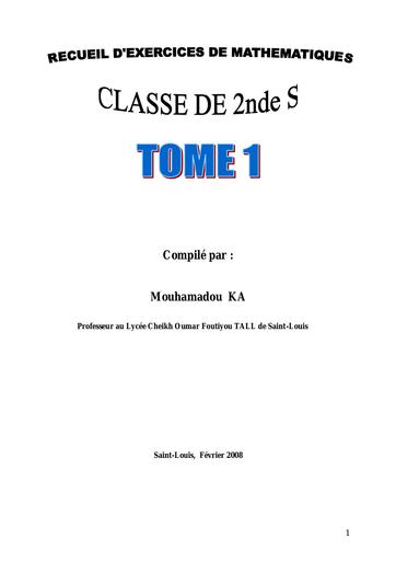 Annale de mathematique second S 1