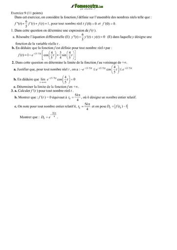 TP(9) Equation différentielle BTS GO