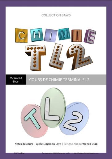 Fascicule de cours chimie Tle 2 collection SawD by Tehua