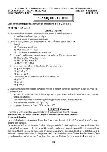PHYSIQUE CHIMIE BAC STAO by Tehua