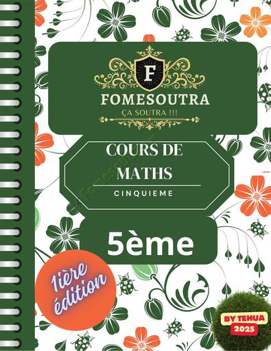 Cours apc maths 5ème online 2025 by Tehua