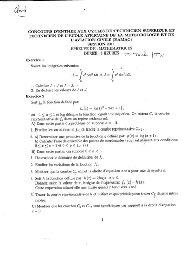 Annales concours asecna (1)
