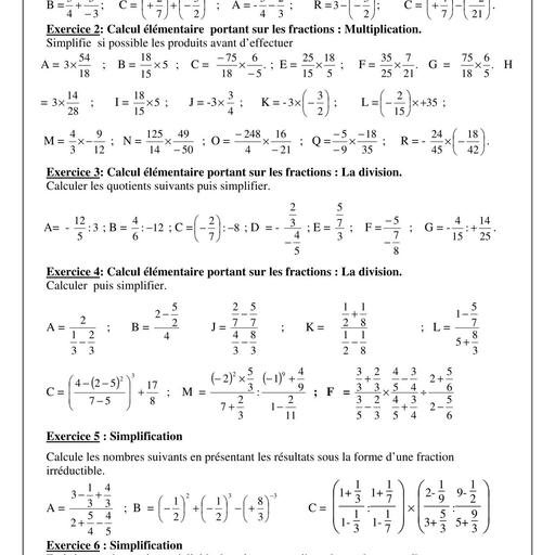 FICHE DE travaux dirigé MATHS SERIE 1 CALCULS DANS R by Tehua