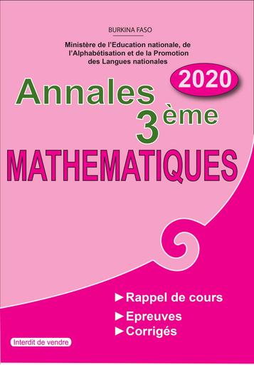 Annales maths 3ième BF by Tehua