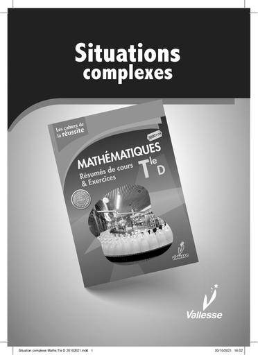 Situation complexe Maths Tle D corrigé by Tehua