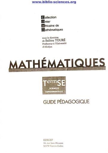 Corrigé Ciam TLE SE maths by Tehua