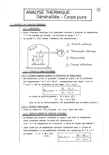 Analyse thermique generalité corps purs by Tehua