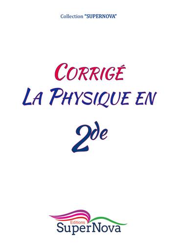 Corro supernova Physique 2nde C by Tehua