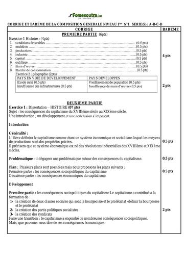 Composition generale Decembre 2024 UP 13 ADAMA SANOGO BAREME HG 1iere by Tehua