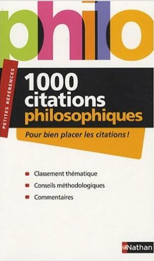 1000 Citations philosophiques Nathan