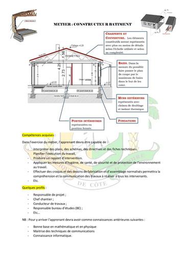 METIER CONSTRUCTEUR BATIMENT by Tehua