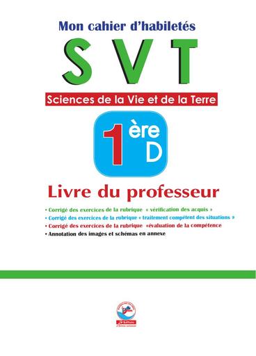 Livre du Prof SVT 1ere D JD Editions by Tehua