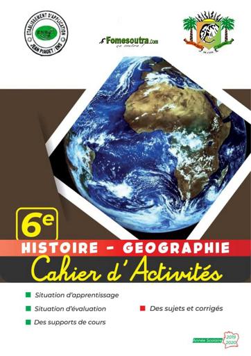 HG CAHIER D'ACTIVITE complet 6eme PROF ENS by TEHUA