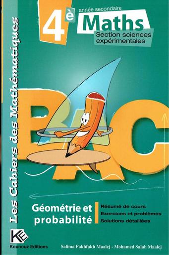 Les Cahiers De Mathematiques Proba Geometrie Bac SC Exp by Tehua