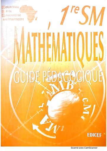 Corrigé CIAM 1ère SM maths by Tehua