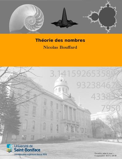 SUP Bouffard Math, théorie des nombres